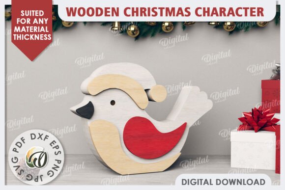 3D Christmas Bird Laser Cut: A Creative Digital Solution for Holiday Design