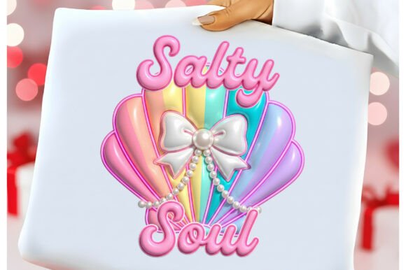 3D Coquette Salty Soul Summer PNG: A Versatile Creative Asset for Modern Designers