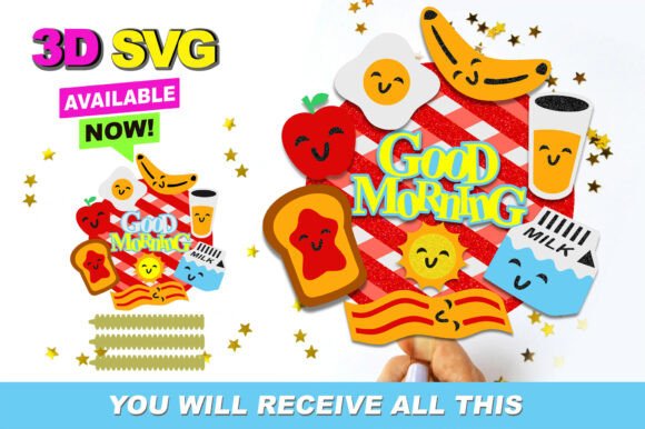 Breakfast Cake Topper 3D SVG: A Creative Tool for Modern Makers