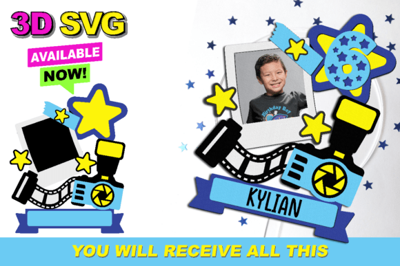 Photograph Cake Topper 3D SVG: A Creative Cut Above the Rest