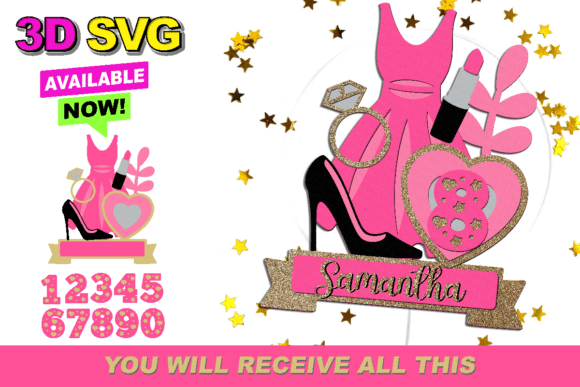 Revolutionizing Creativity: The Pink Doll Cake Topper 3D SVG for Modern Designers and Entrepreneurs