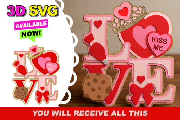 Valentines Day Love Topper 3D SVG: A Creative Guide for Flawless Results